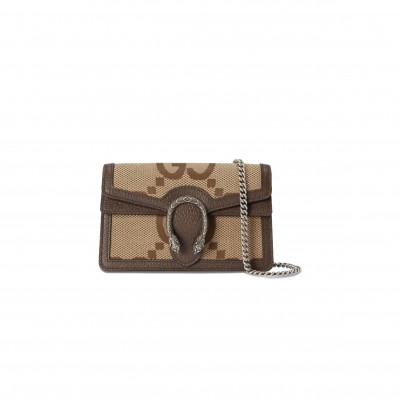 GUCCI DIONYSUS JUMBO GG SUPER MINI BAG ‎476432  (16.5*10*4cm)
